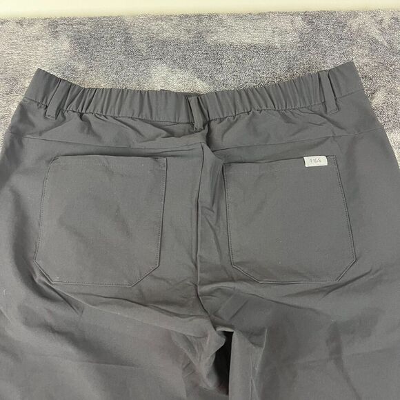Figs Pro Slim Scrub Trouser Black Pants Men's S Black NWT Nylon Spandex - Picture 9 of 10